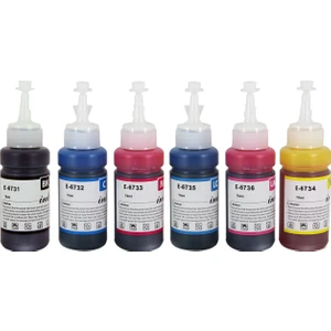 Premium® Epson L810 Uyumlu 6 Renk Kaliteli Mürekkep Seti