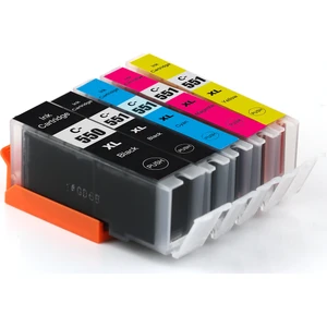 Premium® Canon Pıxma Mg6450 Uyumlu 5 Renk Yüksek Kapasite Muadil Kartuş Seti
