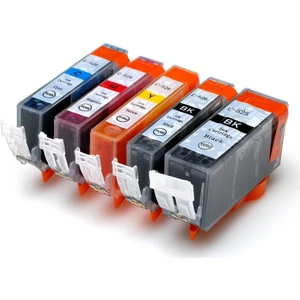 Premium® Canon Pıxma Ip4850 Uyumlu Yüsksek Kapasite 5 Renk Muadil Kartuş Seti