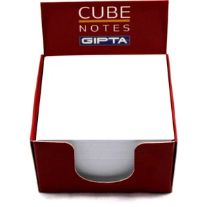Küp Notluk Beyaz Renk 8x8 cm 100 Adet Not Kağıdı ile Pratik Kullanım