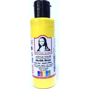 Akrilik Boya 70 ml. Limon Sarı
