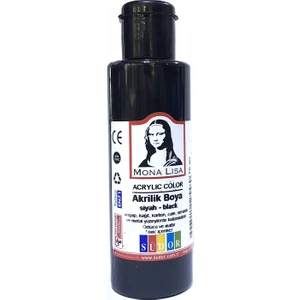 Akrilik Boya 70 ml. Siyah