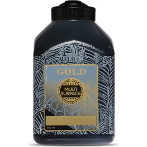 Gold Multi Surface Saten Akrilik Boya 500ml 360 Siyah