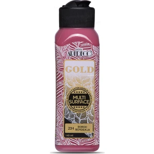 Gold Multi Surface Satin Akrilik Boya 140ml 234 Bordo
