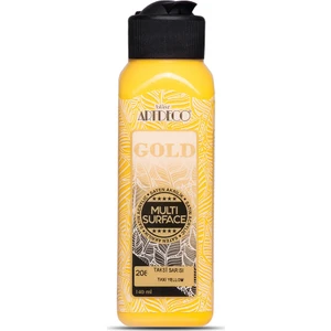 Gold Multi Surface Satin Akrilik Boya 140ml 208 Taksi Sarı