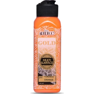 Gold Multi Surface Satin Akrilik Boya 140ml 215 Turuncu