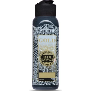 Gold Multi Surface Satin Akrilik Boya 140ml 360 Siyah