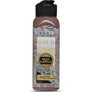 Gold Multi Surface Satin Akrilik Boya 140ml 293 Acı Kahve