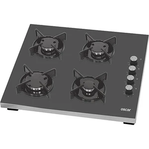 Simfer Oscar 3127 Dogalgazlı Siyah Cam Set Üstü Ocak