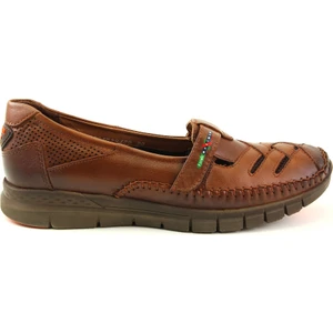 29429 Kadın Taba Deri Comfort Ayakkabı