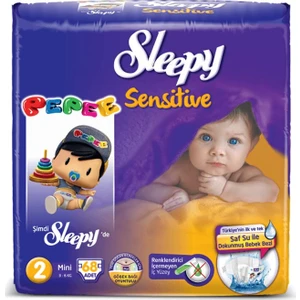Sensitive Pepee 2 Beden Mini 68 Adet Bebek Bezi