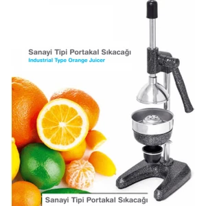 Sanayi Tipi Portakal Sıkacağı Kollu Ev Tipi Portakal Sıkma Aleti