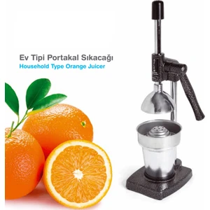 Ev Tipi Portakal Sıkacağı Kollu Meyve Presi Narenciye Sıkacağı