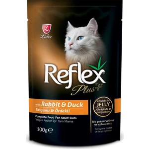 Plus Tavşan ve Ördekli Pounch Kedi Konservesi 100 Gr