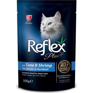 Plus Ton Balıklı Karidesli Pounch Kedi Konservesi 100 Gr