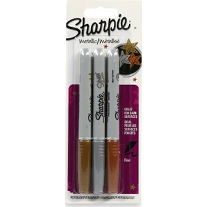 Fine Marker Metalik Kalem Seti 3 Renk
