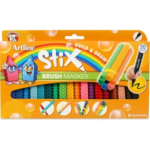 Boya Kalemi Stix Brush Markör 20 Li Etx-F 20W