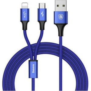 Rapid 3.0 iPhone Uyumlu + Micro Şarj ve Data Aktarım Kablosu