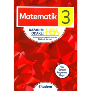 Tudem Yayınları 3. Sınıf Matematik Kazanım Odaklı HBA 2019