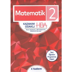 Tudem Yayınları 2. Sınıf Matematik Kazanım Odaklı HBA Konu Anlatımı Çözümlü Sorular