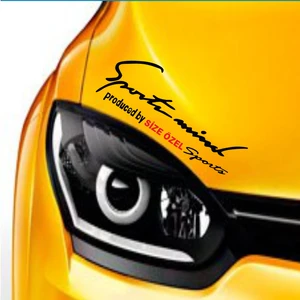 Mtm Size Özel Sports Mind Far Üstü Oto Sticker