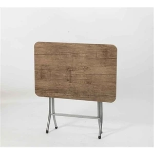 Teknor Ahşap Katlanabilir Antik 60*90 Katlanır Masa