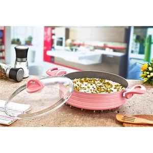 Evimsaray Neo Granit 28 cm Basık Tencere