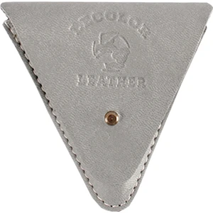 Le Color Leather Coin Case Grey