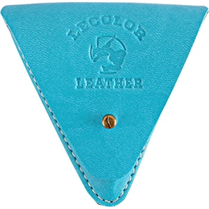 Le Color Leather Coin Case Turquoise