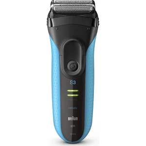Series 3 ProSkin 3040s Tıraş Makinesi, Siyah/Mavi - Şarj Edilebilir Elektrikli Suya Dayanıklı Tıraş Makinesi