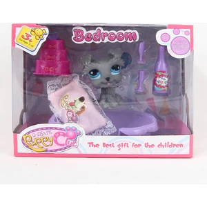 Can Ali Toys Puppy Club Bedroom Oyuncak Miniş Set Renkli