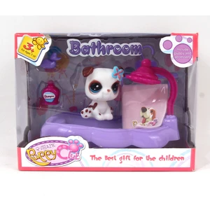 Can Ali Toys Puppy Club Bathroom Oyuncak Miniş Set Bathroom 17 Cm