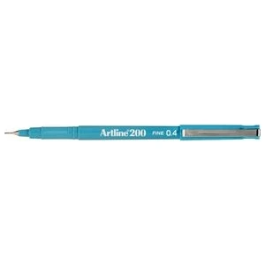Fineliner İnce Uçlu Keçeli Kalem 0,4 Turkuaz