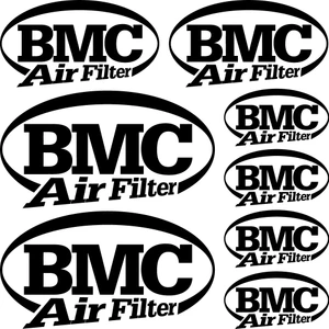 Sticker Master Bmc Sponsor Set Sticker Oto Motor Pc Etiket