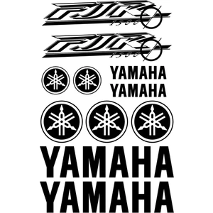 Sticker Master Yamaha FJR 1300 Sticker Set Oto Motor Pc Etiket