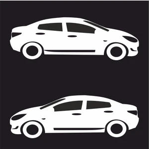 Sticker Master Accent Blue Basık Araç Sticker Oto Motor Pc Etiket