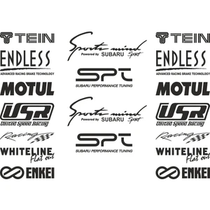 Sticker Master Subaru Set Sticker 1 Oto Motor Pc Etiket