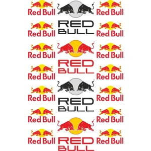Sticker Master Red Bull Sticker Set Oto Motor Pc Etiket