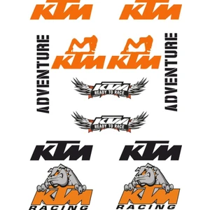 Sticker Master Ktm Sticker Seti Oto Motor Pc Etiket