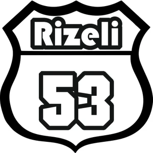 Sticker Master Rizeli 53 Sticker Oto Motor Pc Etiket