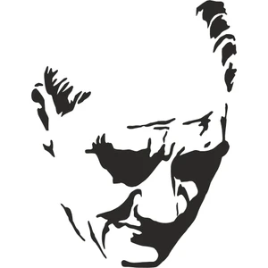 Sticker Master Kemal Atatürk Sticker Oto Motor Pc Etiket