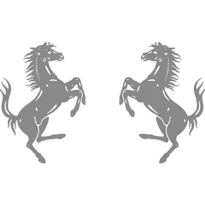 Sticker Master Ferrari Atı Sticker Oto Motor Pc Etiket