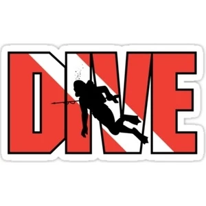 Sticker Master Dive Dalgıç Sticker Oto Motor Pc Etiket