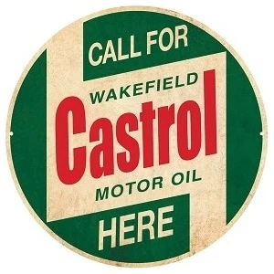 Sticker Master Castrol Eski Logo Sticker Oto Motor Pc Etiket