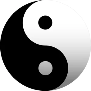 Sticker Master Ying Yang Sticker Oto Motor Pc Etiket