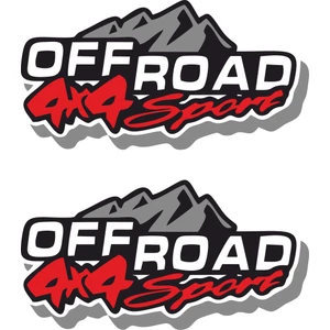 Sticker Master 4x4 Off Road Kapı Sticker Oto Motor Pc Etiket