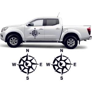 Sticker Master Pusula Sticker Oto Motor Pc Etiket