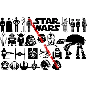 Sticker Master Star Wars Sticker Set Oto Motor Pc Etiket