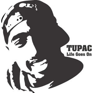 Sticker Master Tupac Sticker Oto Motor Pc Etiket