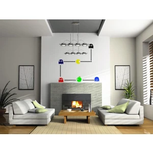 Sticker Master Pacman Duvar Sticker Oto Motor Pc Etiket